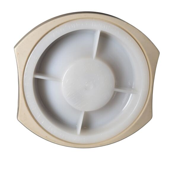 Vintage Thermos Brand 2404 Quart-Size Vacuum Flask Beige w/ Cups & Lid - Picture 11 of 13